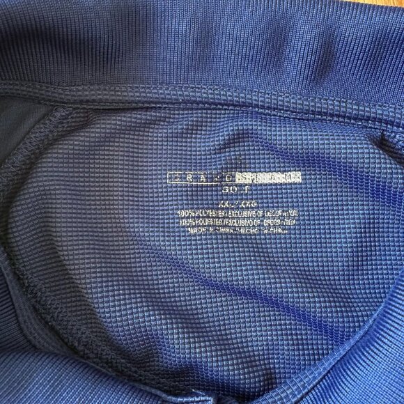 Grand Slam Mens Polo Shirt Size XXL Navy Blue Black Short Sleeve Performance - Picture 7 of 8